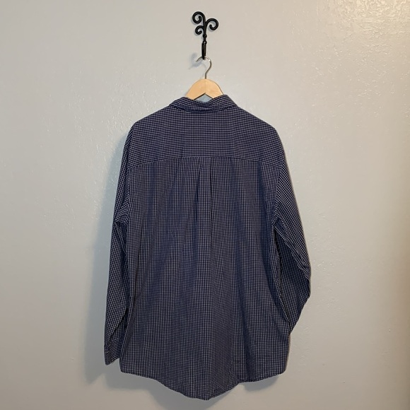 Land’s End Men’s button-down, Size L w/ neck size 16-16 1/2. - Picture 2 of 14